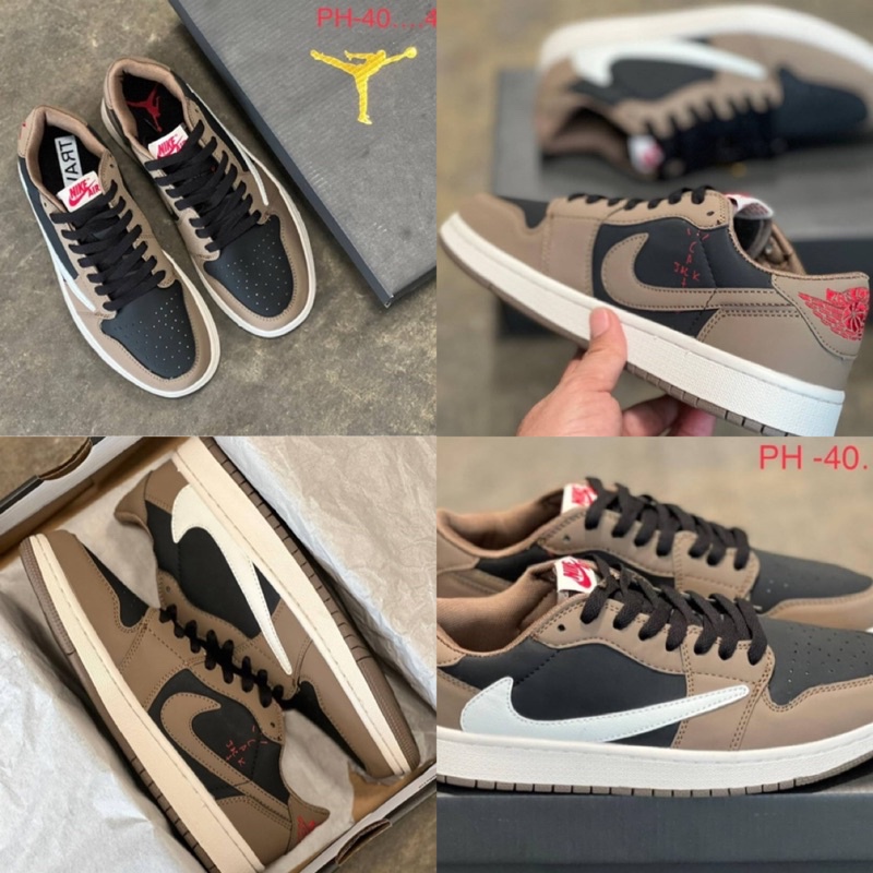 Nike 💯Travis Scott x Nike Air Jordan 1 Retro Low OG "Cactus Jack"