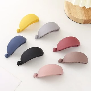 กิ๊บติดผม Banana Colorful Clip กิ๊บกล้วยรวบผมพลาสติกสีไตล์เกาหลีพร้อมส่งในไทย
