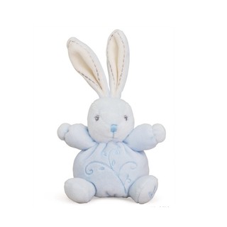 Kaloo ตุ๊กตากระต่ายพร้อมถุงผ้า KALOO PERLE - MINI CHUBBY RABBITสีฟ้า