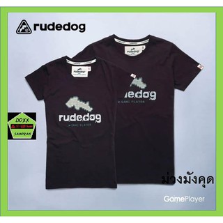 rudedog เสื้อคอกลม ชาย หญิง  รุ่น Game player สีม่วงเปลือกมังคุด