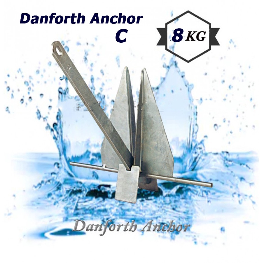 【Good_luck1】สมอเรือ 2.5/3.0/8.0KG Boat Anchor