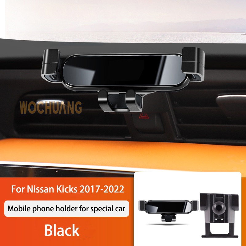 Car Mobile Phone Holder For Nissan Kicks 20172022 360 Degree Rotating