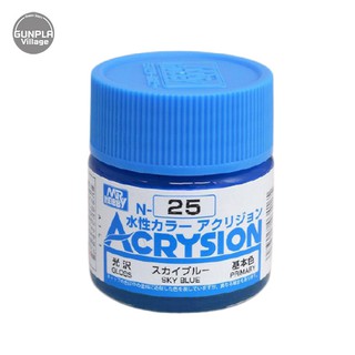 Mr.Hobby MR.ACRYSION COLOR N-25 SKY BLUE 4973028034165 (สี)