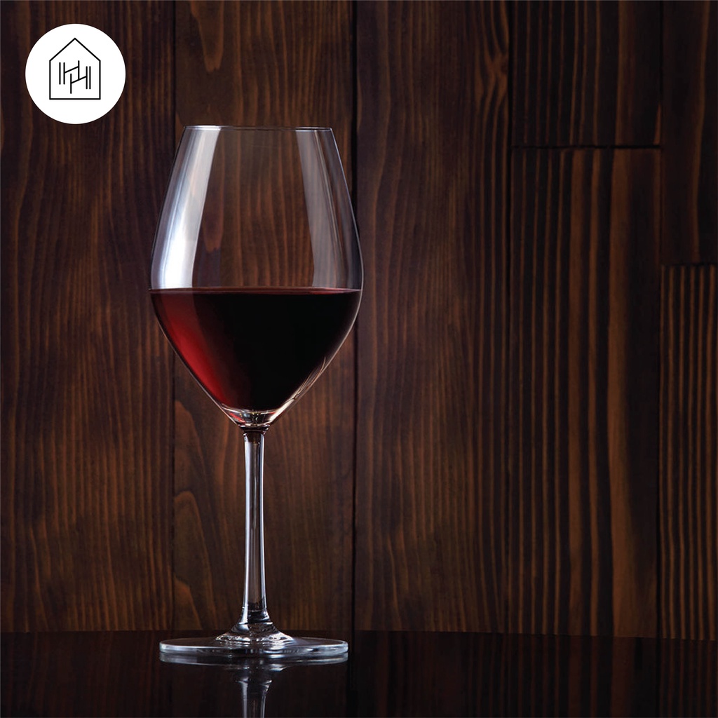 [แก้วไวน์ เกรด A] SANTE RED WINE 420 ml - แก้วไวน์แดง เนื้อใส ทรงสวย ก้านทนทาน [V001]