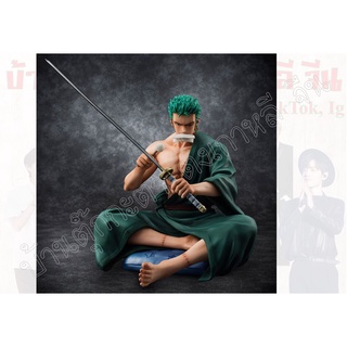 โมเดล เซารอน One Piece Hand-made Zero Luffy Ace POP มีดเช็ดนั่ง Sauron Boxed