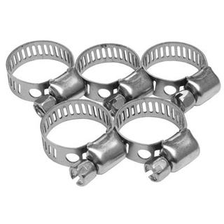 แคลมป์รัดท่อ 5 ชิ้น M ( Hose Clamp Set 5Pcs (12mm - 19mm) )