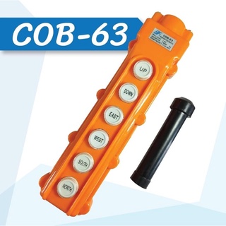 BF สวิทช์เครน สวิทช์รอกไฟฟ้า 6 ปุ่ม ผ่านแมกเนติก 250V 5A รุ่น COB-63