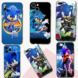 เคสโทรศัพท์มือถือ ซิลิโคนนิ่ม Tpu ลาย Sonic the Hedgehog สีดํา สําหรับ Iphone 11 Pro Max