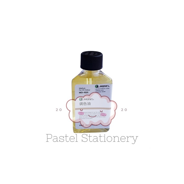 Maries MO-1031 100ml Acrylic Medium Oil Painting - น้ํามันทินเนอร์สีอะคริลิค 100 ml