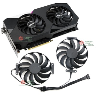 พัดลมระบายความร้อนการ์ดจอ สําหรับ Asus Rtx3060 Giant Toothed Shark Rtx3070 3060Ti Lhr Dual Oc V2