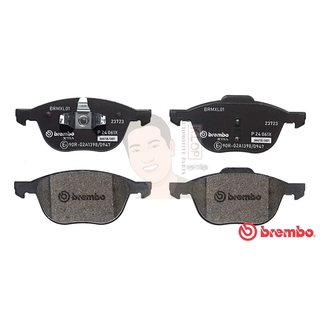 P24 061X ผ้าเบรก F (แท้ BREMBO รุ่น XTRA) มาสด้า 3 Mazda3 1.6 2.0 (4dr/ 5dr) (BK) ปี2005-2012 /Mazda3 Skyactive 1.6 2...