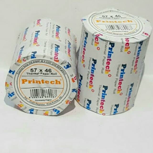 ยี่ห้อ Printtech ม้วนกระดาษเทอร์มอล 57x50// 57x48 // 57x46
