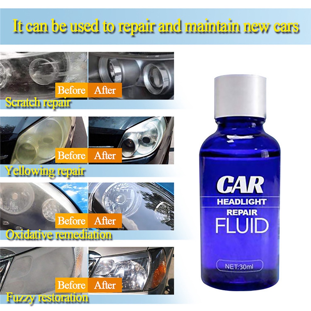 Auto Car Headlight Polish Cleaner Renewer รถบรรทุกเลนส์ฟื้นฟู Liquid