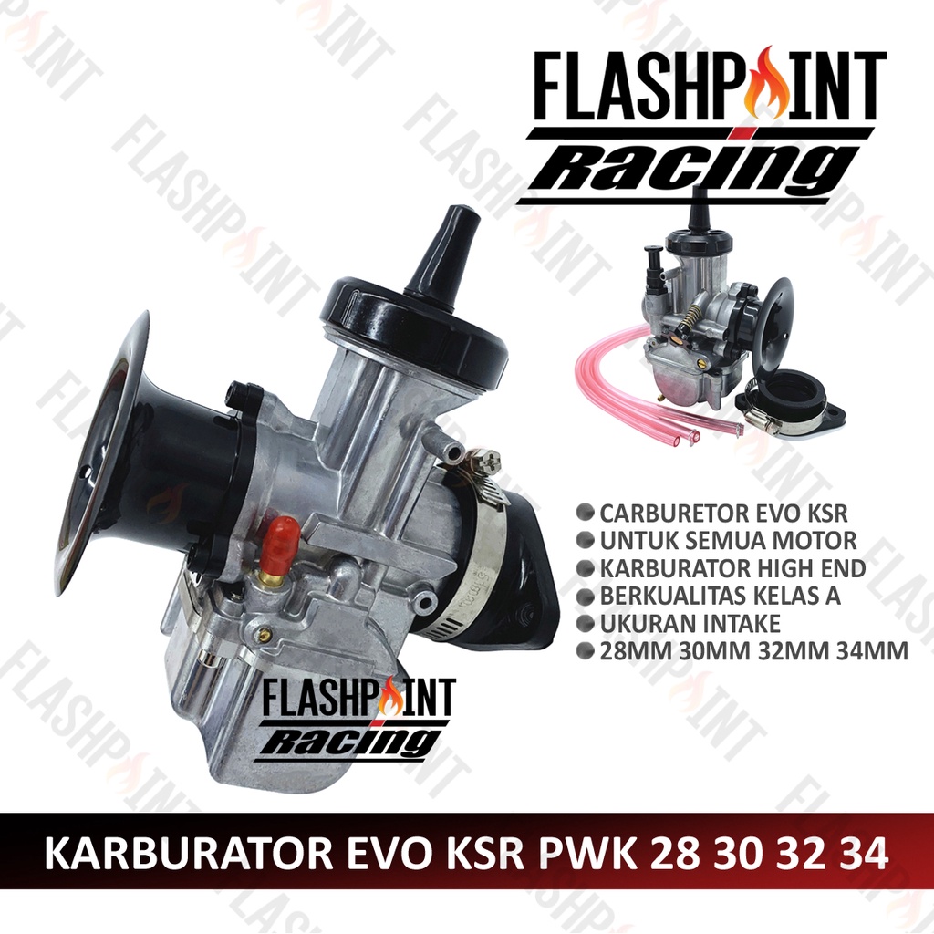 แพ็คเกจคาร์บูเรเตอร์ KSR EVO + VELOCITY PWK 28 30 32 34 RAZOR SERIES RS คาร์บูเรเตอร์คาร์บูเรเตอร์ F