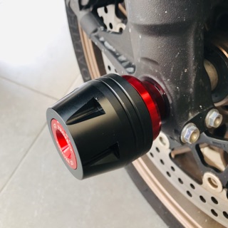 กันล้มแกนหน้า สีแดง CB-CBR650 F/R 2013-20 แบรนด์GTP