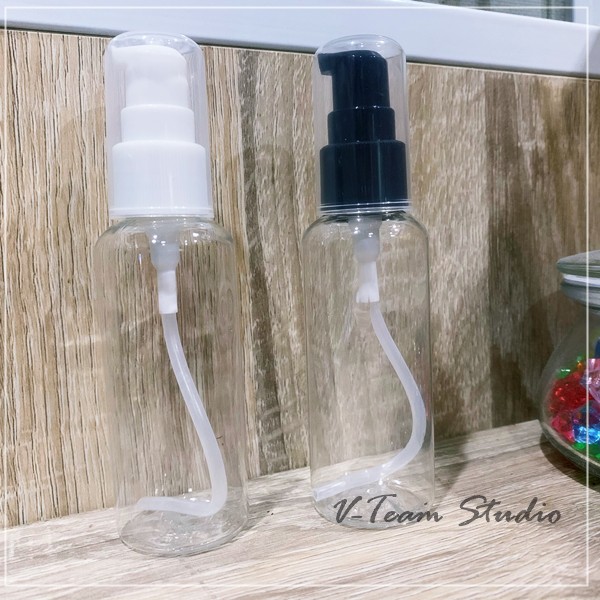 ขวดปั๊มพลาสติกใส ขวดปั๊ม 60ml. (1 แถม 1) ล้างสต๊อค