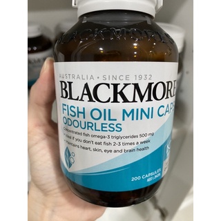 ร้านคนไทย🇹🇭ของแท้🇦🇺💯 💕Blackmores Odourless Fish Oil Mini Caps