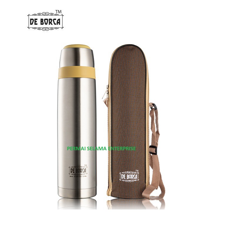 De Borca Stianless Steel 0.8L 800ml กระติกน้ําเก็บความร้อน DB-A3080 DB 3080