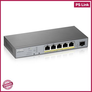 Zyxel 5-port GbE Smart Managed PoE Switch with GbE Uplink (GS1350-6HP)