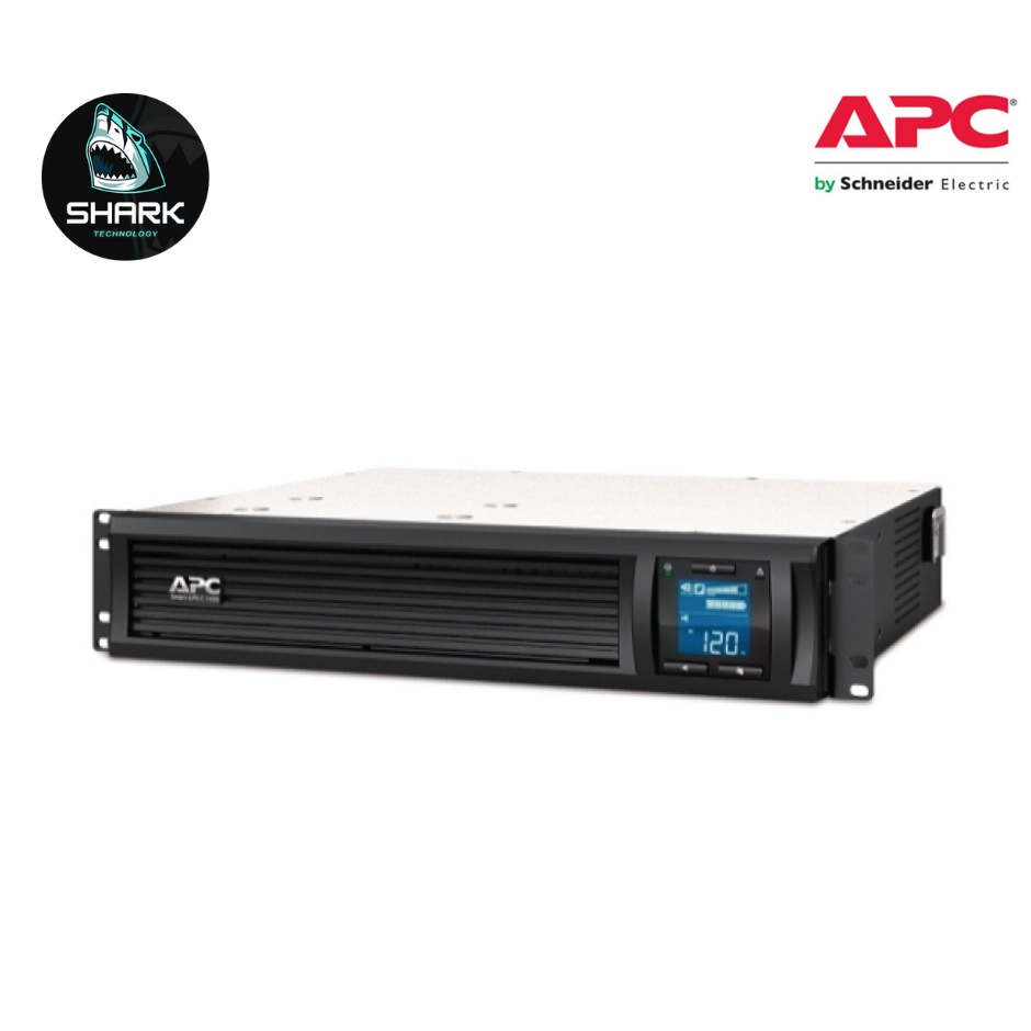 APC Smart UPS (IC) เครื่องสำรองไฟ 1500VA 2U Rackmoun table LCD230V รุ่น SMC1500I-2UC-3Y (with SmartC