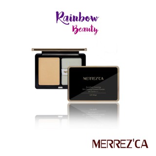 RainbowBeauty999: แท้! (ตลับดำ กล่องทอง) Merrezca Excellent Covering Skin Setting Pressed Powder  เอ็กเซลเลนท