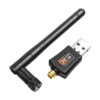 USB WiFi Adapter 600Mbps Dual Band เครือข่ายไร้สายอะแดปเตอร์ Dongle 2.4GHz / 5.0