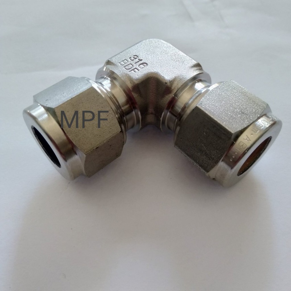 Union Elbow 1/4" OD SS 316 Tube Stainless Steel Unions