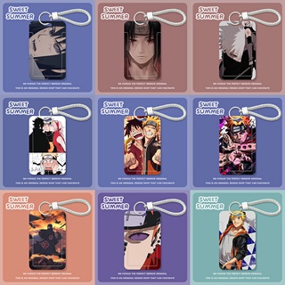 กระเป๋าใส่บัตรประจําตัวประชาชน ลายการ์ตูนนารูโตะ สําหรับนักเรียน