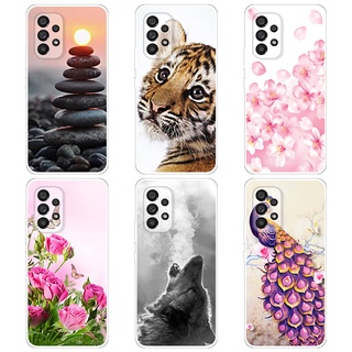 เคสโทรศัพท์ซิลิโคน TPU แบบนิ่ม ลายการ์ตูนน่ารัก สําหรับ Samsung Galaxy A53 5G A53 5G