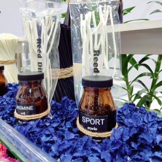 No.A12ก้านไม้น้ำหอม (Reed diffuser)เกรดพรีเมี่ยม ขนาด 100ml.