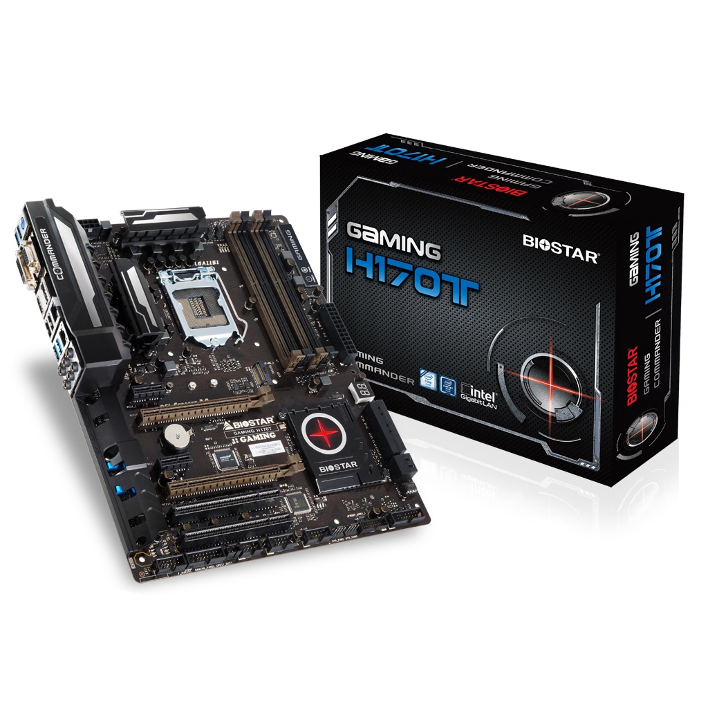 โปร Mainboard Biostar GAMING Z170T LGA1151 DDR3 (ใช้ทดแทน TB250 BTC PRO , TB360-BTC PRO 2.0)