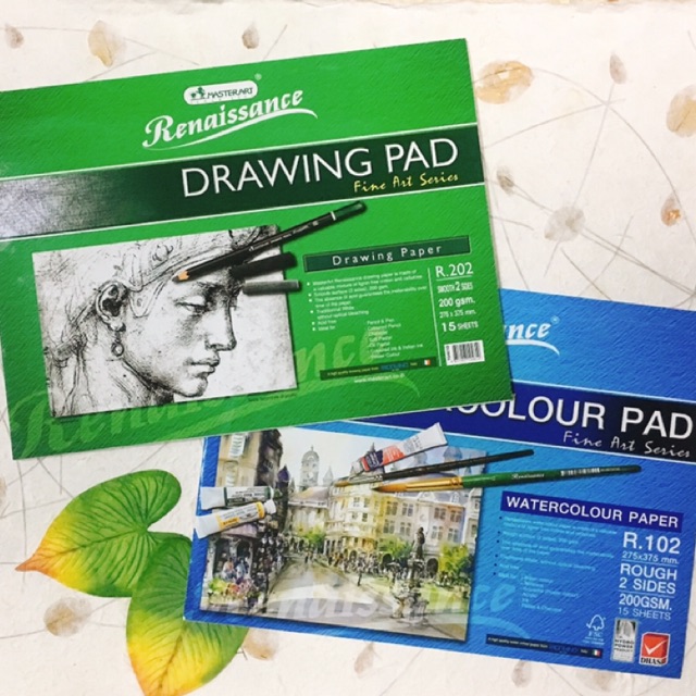 Clearance Sale สมุดวาดเขียน เรนาซองส์ มาสเตอร์อาร์ต สมุดวาดเขียนกระดาษ 100 ปอนด์ (แบบเล่ม)