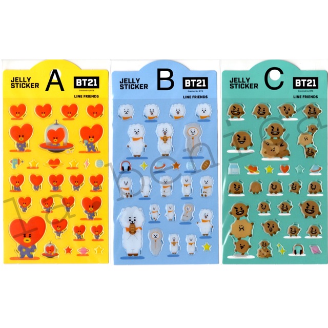 สติกเกอร์นูน BT21 จาก LINE FRIENDS