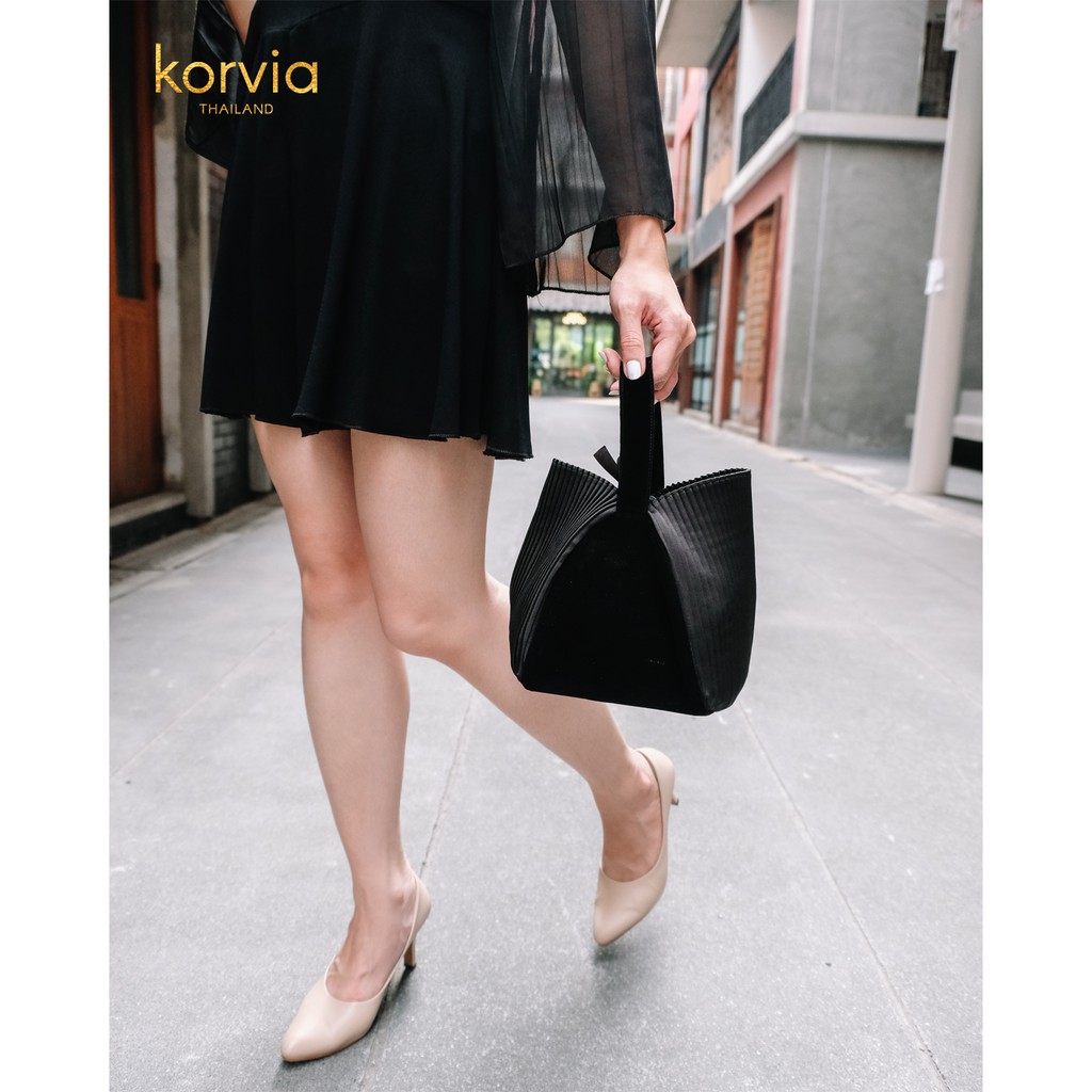 Korvia Dumpling bag กระเป๋าพลีททรงขนมจีบ กระเป๋าถือ กระเป๋าใบเล็ก ของขวัญวาเลนไทน์