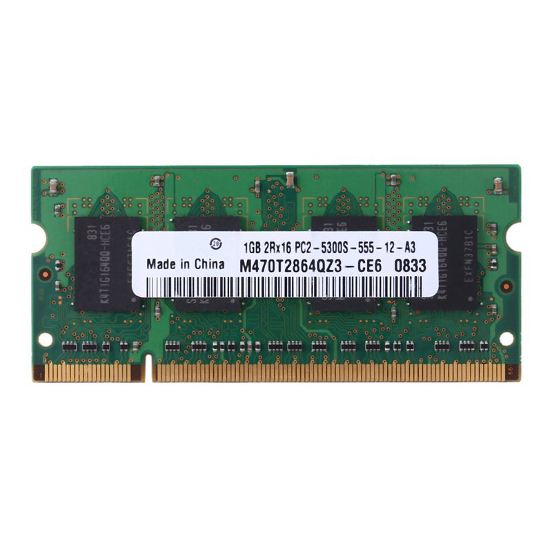 DDR2 1GB Notebook RAM Memory 677Mhz PC2-5300S-555 200Pins 2RX16 SODIMM Laptop Memory for  AMD X4SY