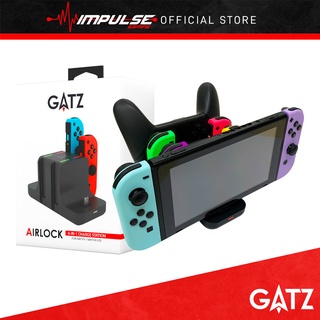 Gatz NSW Nintendo Switch Airlock 6 in 1 แท่นชาร์จ - สีดํา / สีขาว