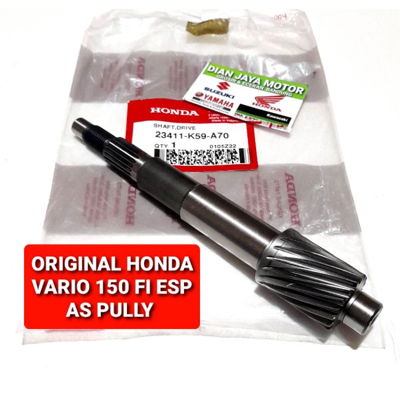 AS PULI PULY FULI FULYI HONDA VARIO 150 FI ESP SHAFT DRIVE 23411-K59-A70 ORIGINAL AM HONDA ของแท้ PA