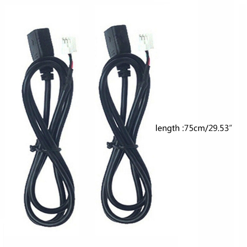 Ch [พร้อมส่ง] สายเคเบิลอะแดปเตอร์ USB 4Pin+6Pin 1 เมตร สําหรับวิทยุรถยนต์ 2 ชิ้น ราคา ถูกที่สุด ดีลบีเคเค แกลเลอรีภาพที่ 5