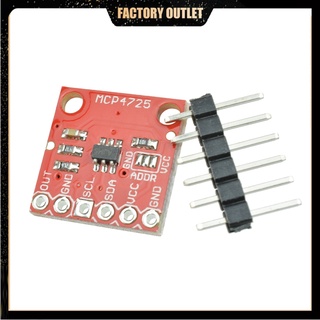 โมดูลบอร์ดทดลอง ความละเอียด 12 บิต 2.7V-5.5V MCP4725 I2C DAC