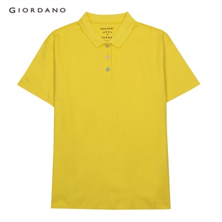 GIORDANO เสืื้อโปโลผู้หญิงทรงBoyfriend Women’s Luxury Touch Polo 05311202