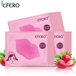 Efero แผ่นมาสก์ริมฝีปาก คอลลาเจน ให้ความชุ่มชื้น