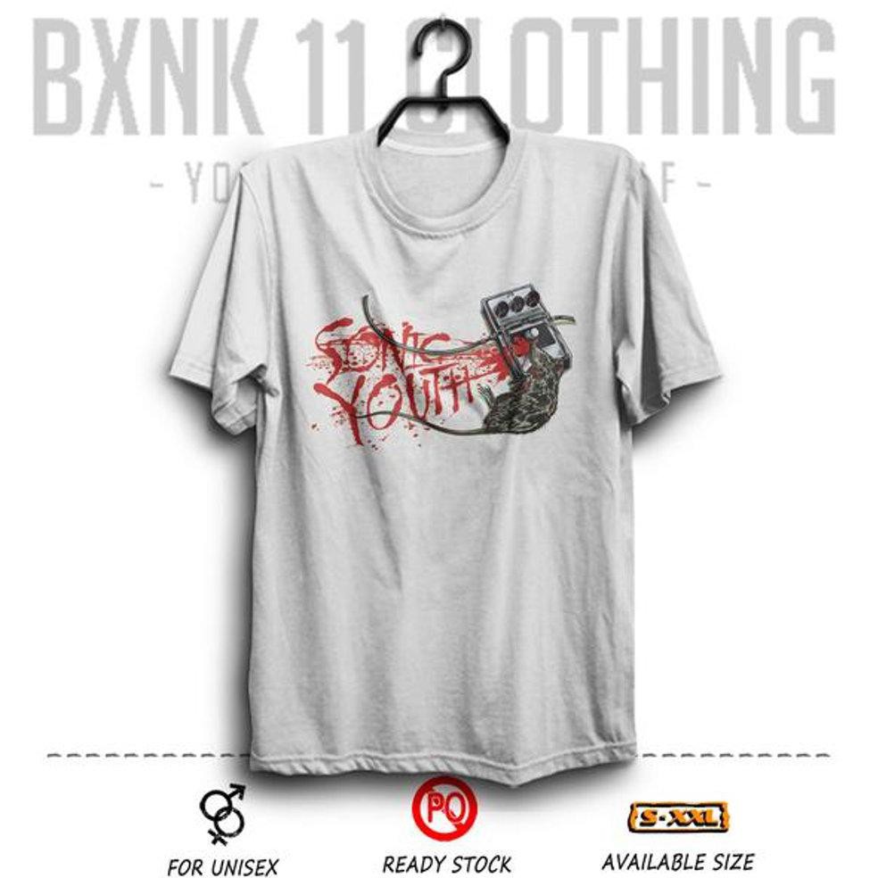 เสื้อยืด Sonic Youth 4 Band (Grunge / Band T-Shirt / Distro T-Shirt) Uliandrashop