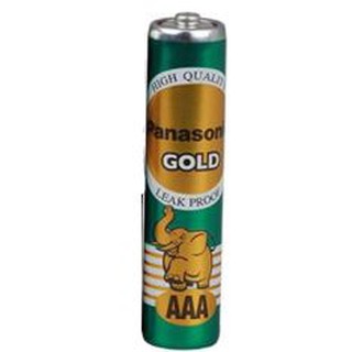 Panasonic Gold ถ่านรีโมท ถ่าน AAA 1.5 โวลท์ แยกขายเป็นก้อน ( 1 pc of Panasonic Gold AAA Battery 1.5 v )