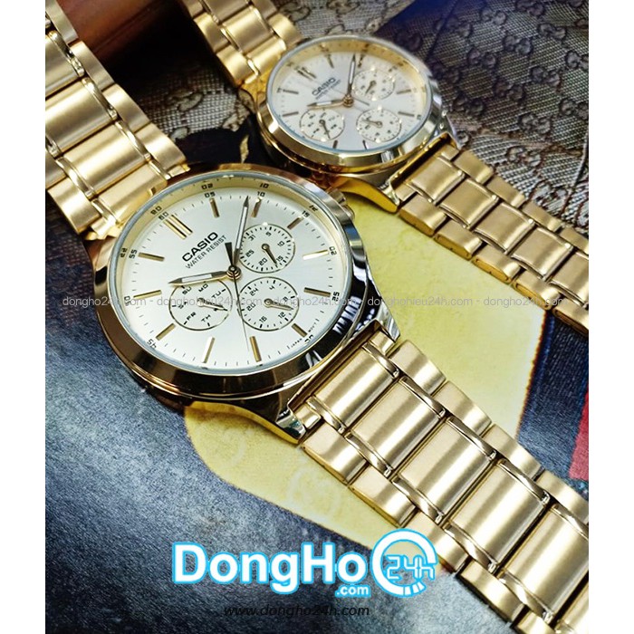 Casio แท้ศูนย์ Cmg  100%  Standard นาฬิกาข้อมือ สีทอง สายสแตนเลส รุ่น LTP-V300G MTP-V300G ประกันศูนย์ 1 ปี