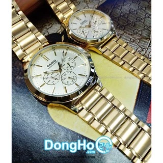 Casio แท้ศูนย์ Cmg 100% Standard นาฬิกาข้อมือ สีทอง สายสแตนเลส รุ่น LTP-V300G MTP-V300G ประกันศูนย์ 1 ปี