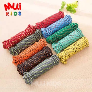 muikids - เชือกพาราคอร์ด ยาว 10 เมตร สำหรับเดินป่า ตั้งแคมป์ ใช้แขวนผ้า