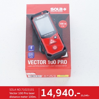 SOLA NO.71023101 Vector 100 Pro laser distance meter 100m. Gear Garage By Factory Gear