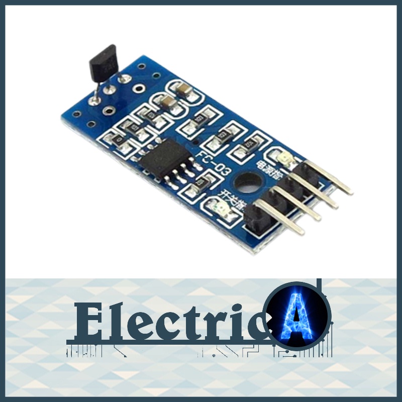 3144E LM393 Hall Effect Magnetic Detector Sensor Module A3144 T104 [ElectricA]