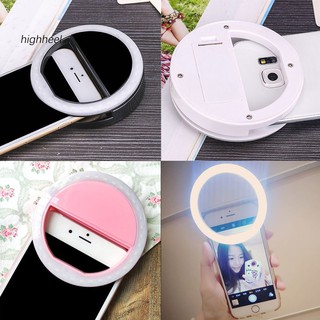 【 hhel 】 แหวนไฟ LED เซลฟี่สำหรับ iPhone Android Phone