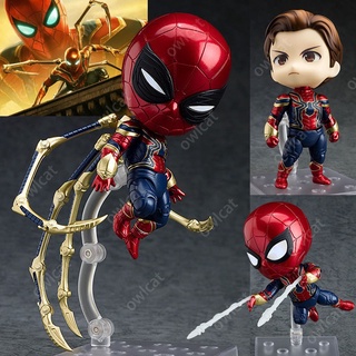 โมเดลฟิกเกอร์ Spiderman GSC (Iron Spider Ver.) โมเดลภาพยนตร์ Nendoroid Avengers Infinity War ขนาด 10 ซม. สําหรับตกแต่งบ้าน